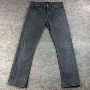 Polo Ralph Lauren Men's 34x32 Gray Wash Straight Fit Denim Jeans